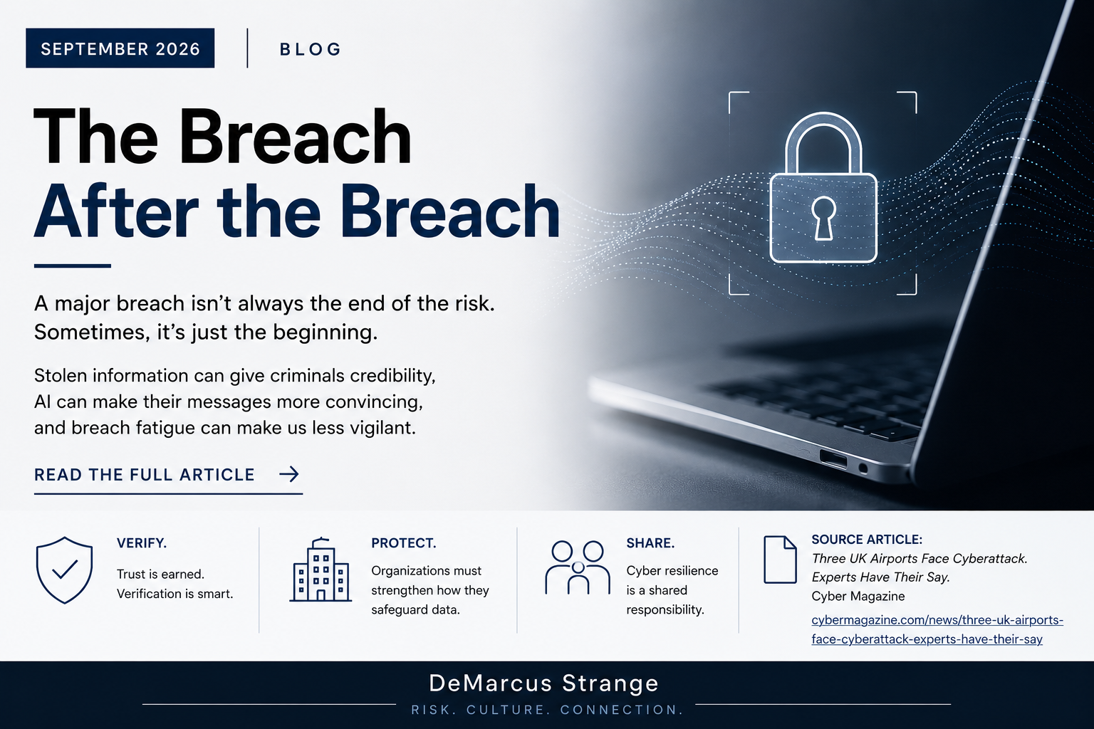 The Breach After the Breach September 2026 cybersecurity graphic